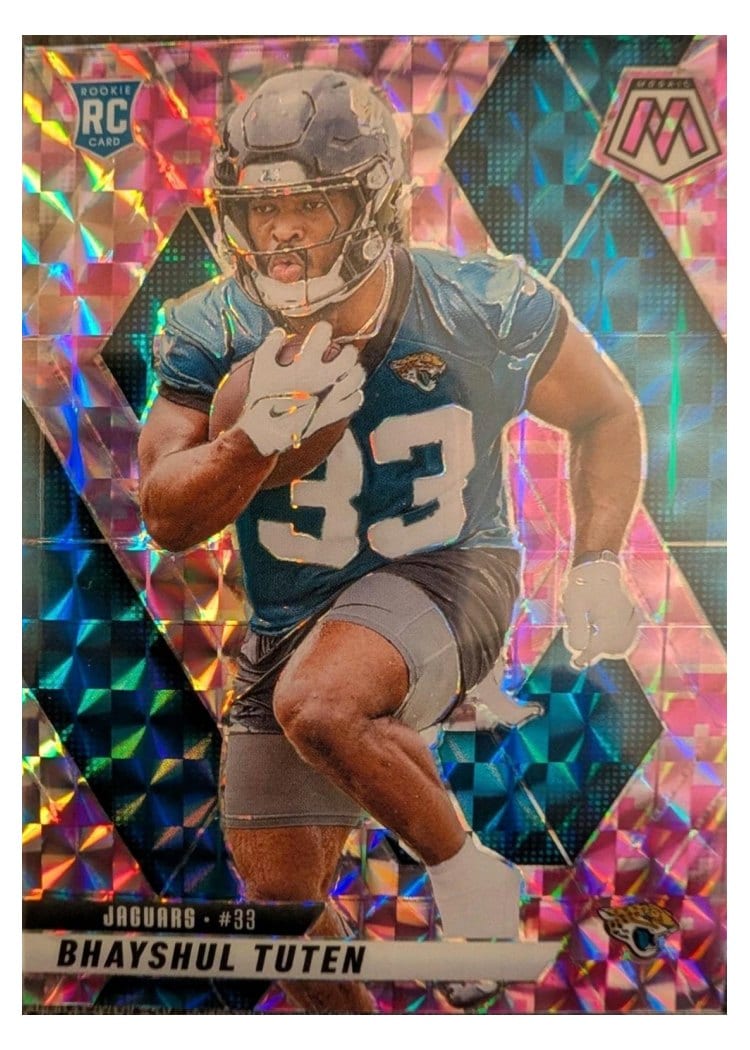 2025 Panini Mosaic Base Set Bhayshul Tuten #385 card