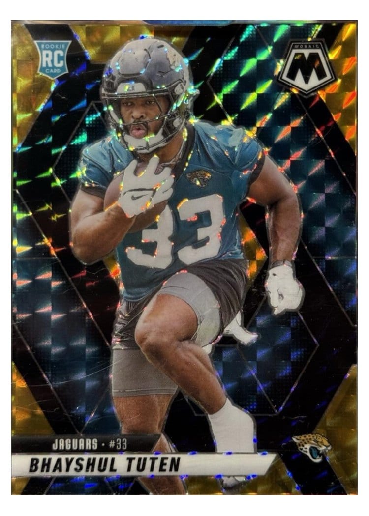 2025 Panini Mosaic Base Set Bhayshul Tuten #385 card