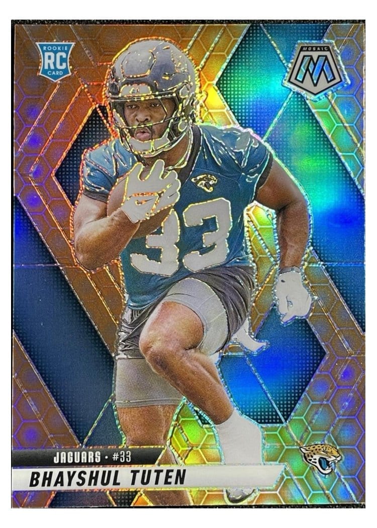2025 Panini Mosaic Base Set Bhayshul Tuten #385 card