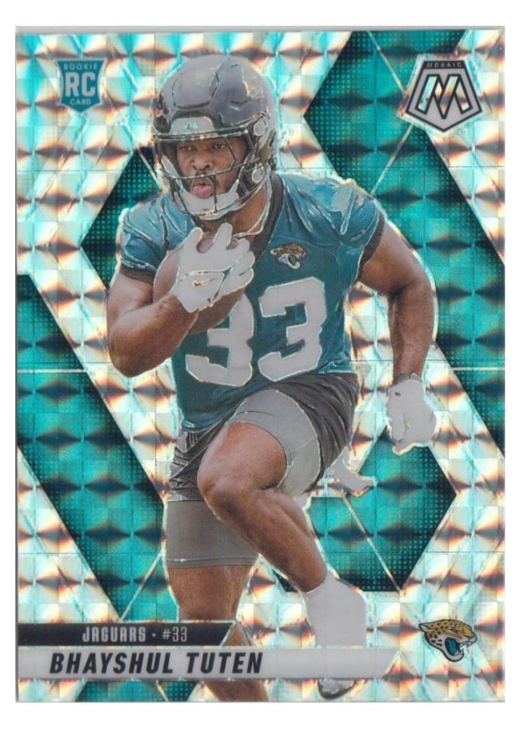 2025 Panini Mosaic Base Set Bhayshul Tuten #385 card