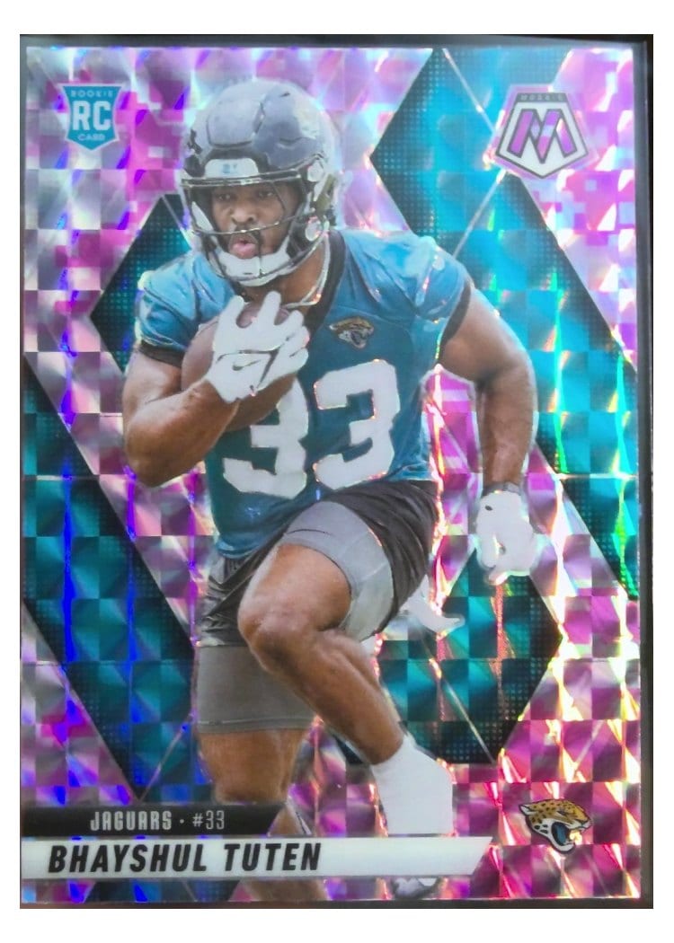 2025 Panini Mosaic Base Set Bhayshul Tuten #385 card
