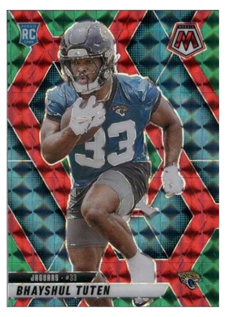2025 Panini Mosaic Base Set Bhayshul Tuten #385 card