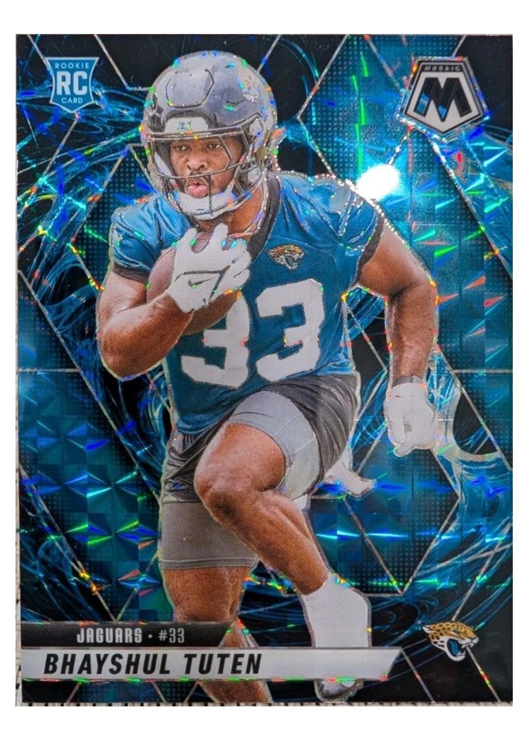 2025 Panini Mosaic Base Set Bhayshul Tuten #385 card
