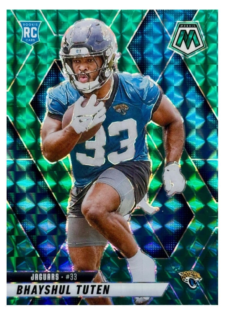 2025 Panini Mosaic Base Set Bhayshul Tuten #385 card