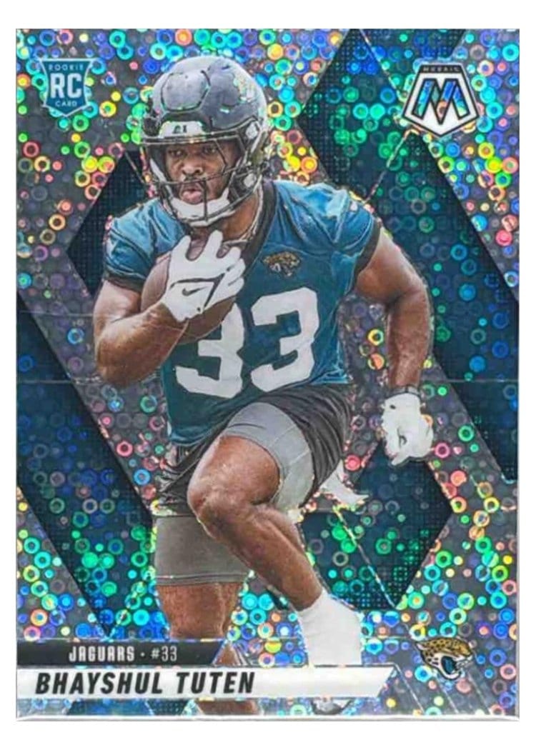 2025 Panini Mosaic Base Set Bhayshul Tuten #385 card
