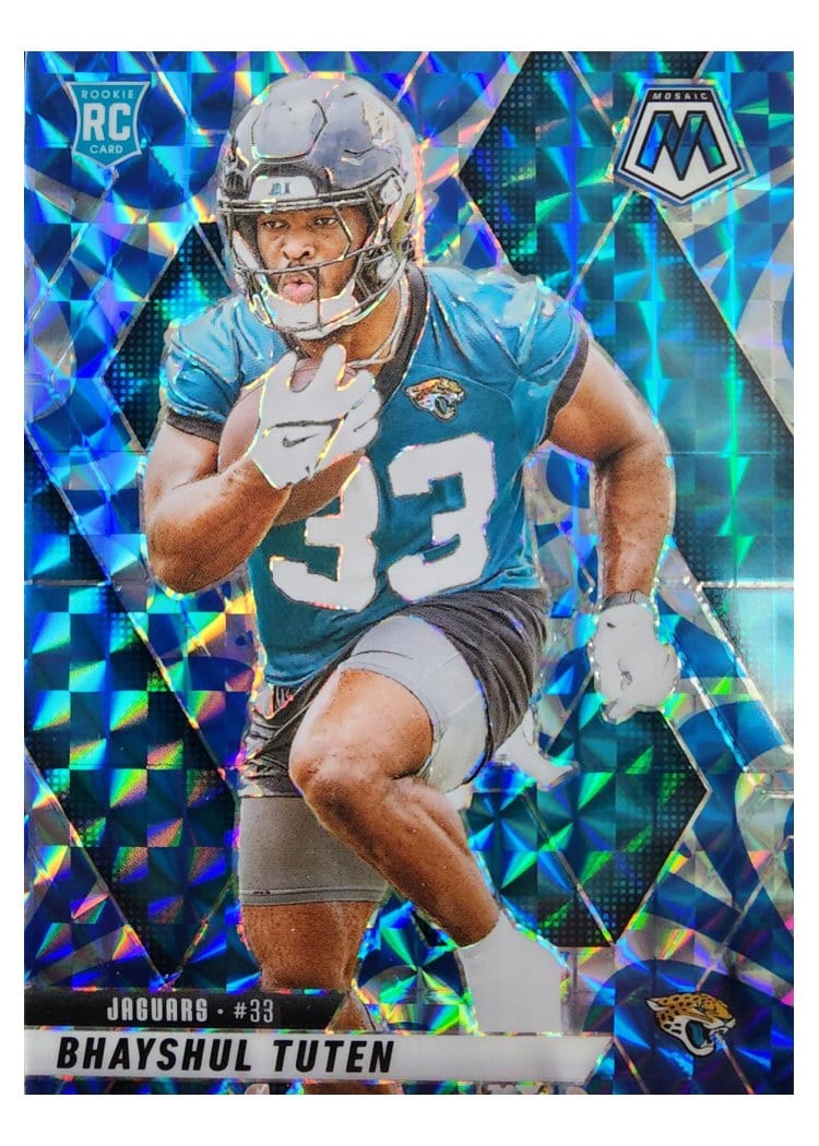2025 Panini Mosaic Base Set Bhayshul Tuten #385 card