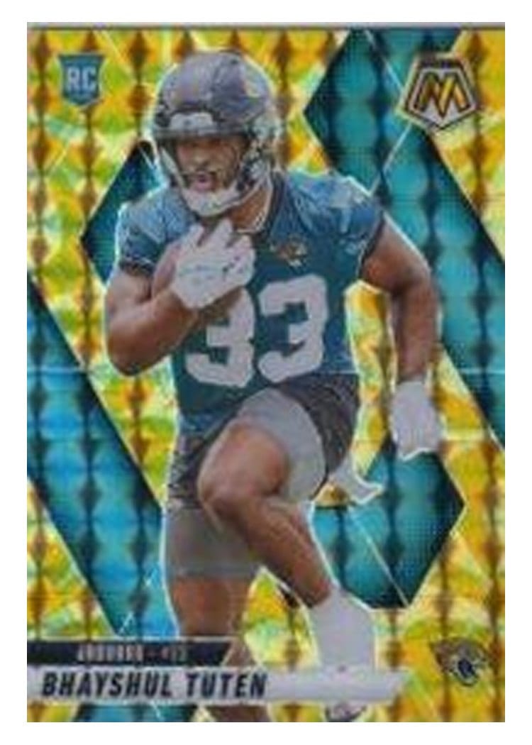 2025 Panini Mosaic Base Set Bhayshul Tuten #385 card