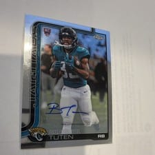 2025 Topps Chrome Rookies Autographs Bhayshul Tuten #RA-BT