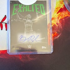 2025 Topps Exalted WWE Wrestling Black and White Signatures Bianca Belair #BWS-BBR card