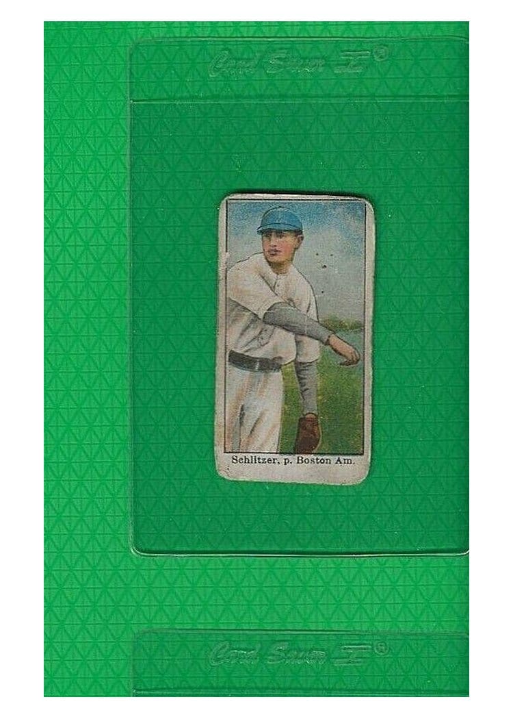 1909 E90-1 American Caramel Biff Schlitzer card
