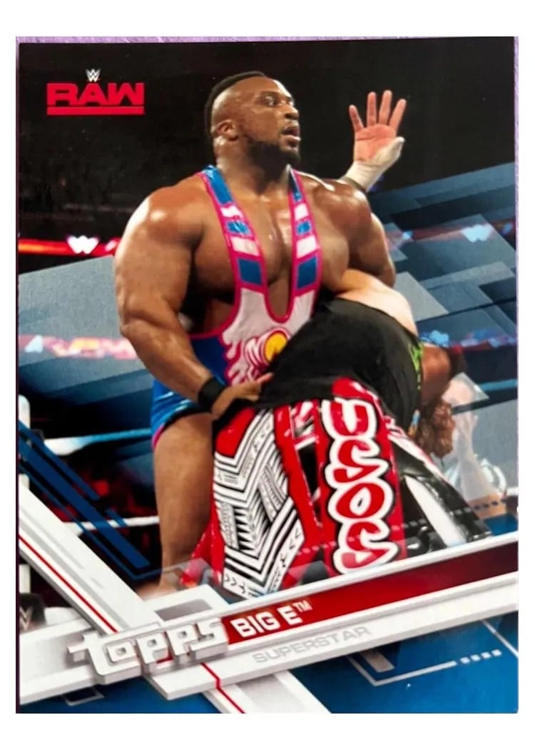 2017 Topps WWE Big E #7 card
