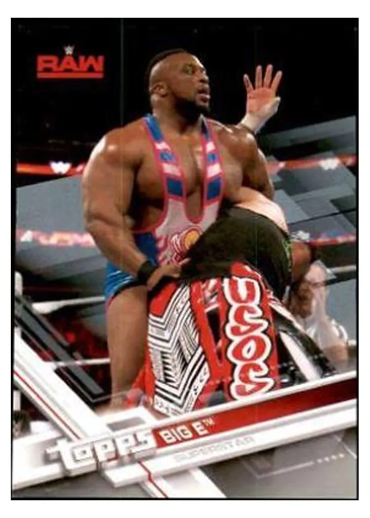 2017 Topps WWE Big E #7 card
