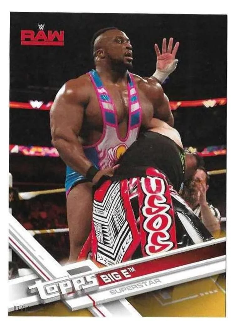 2017 Topps WWE Big E #7 card