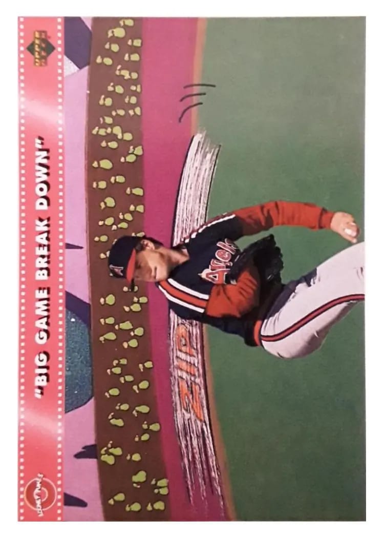 1992 Upper Deck Comic Ball Big Game Break Down #129 card