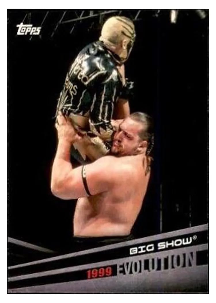 2018 Topps WWE Evolution Big Show #E-2 card