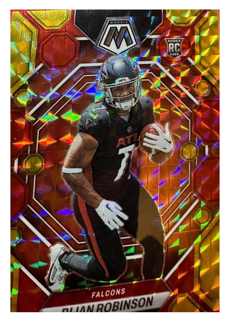 2023 Panini Mosaic Bijan Robinson #284 card