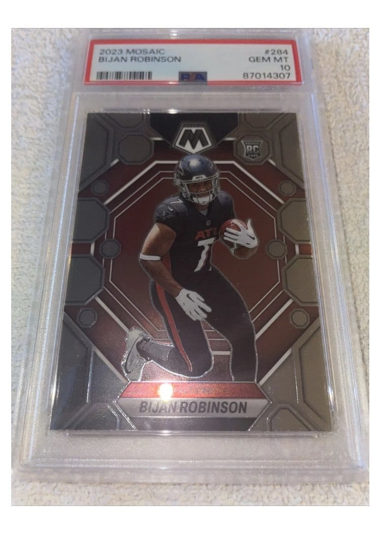 2023 Panini Mosaic Bijan Robinson #284 card