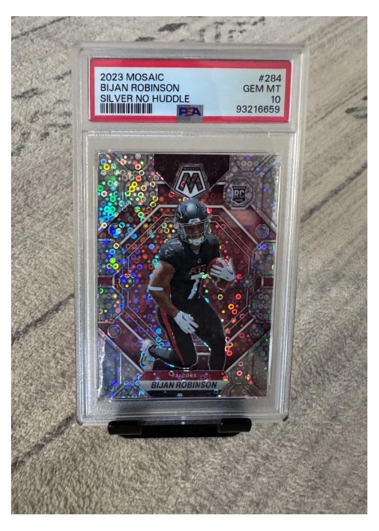 2023 Panini Mosaic Bijan Robinson #284 card