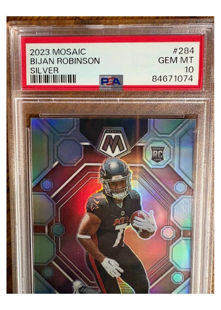 2023 Panini Mosaic Bijan Robinson #284 card