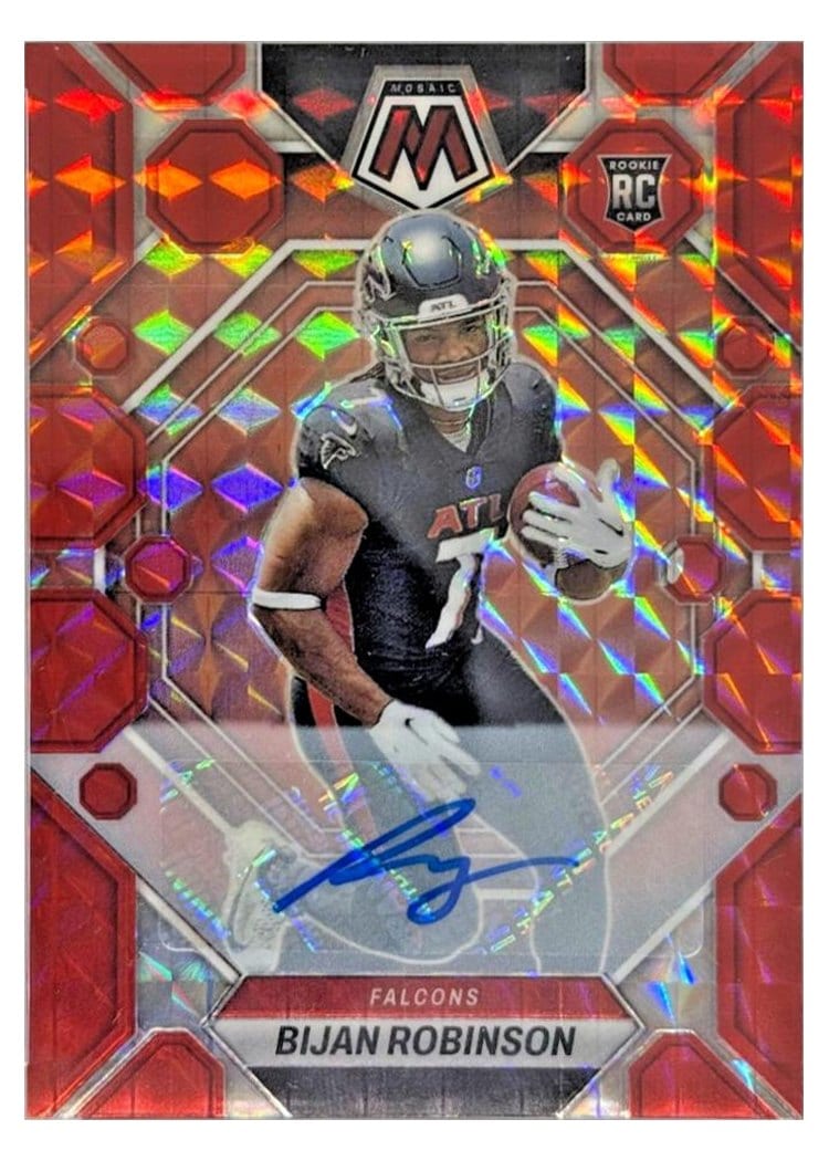 2023 Panini Mosaic Bijan Robinson #284 card