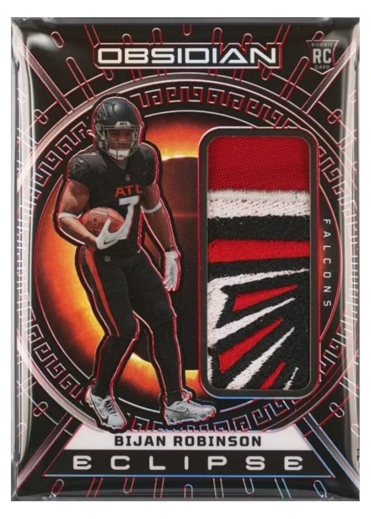 2023 Panini Obsidian Eclipse Bijan Robinson #ECL-BRO card
