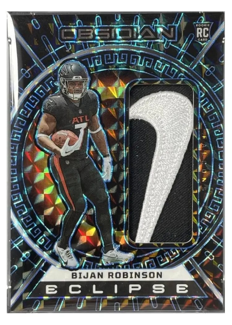 2023 Panini Obsidian Eclipse Bijan Robinson #ECL-BRO card