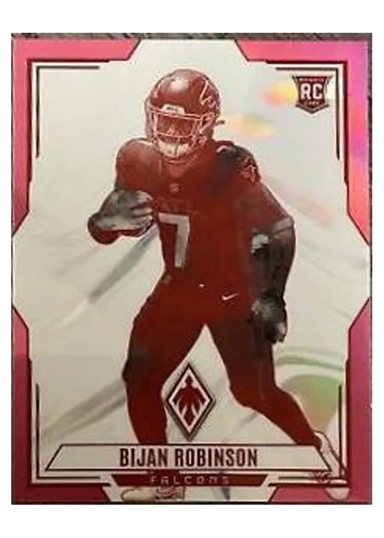 2023 Panini Phoenix Contours Bijan Robinson #CON-18 card