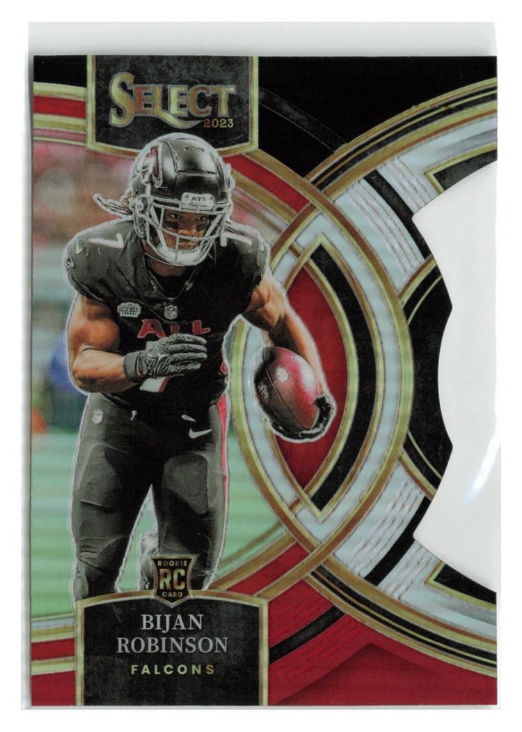 2023 Panini Select Bijan Robinson Black Prizm #180 card
