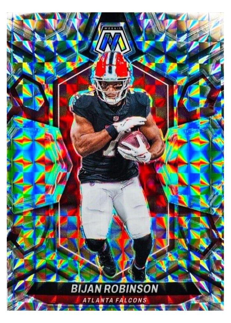 2024 Panini Mosaic Base Set Bijan Robinson #9 card