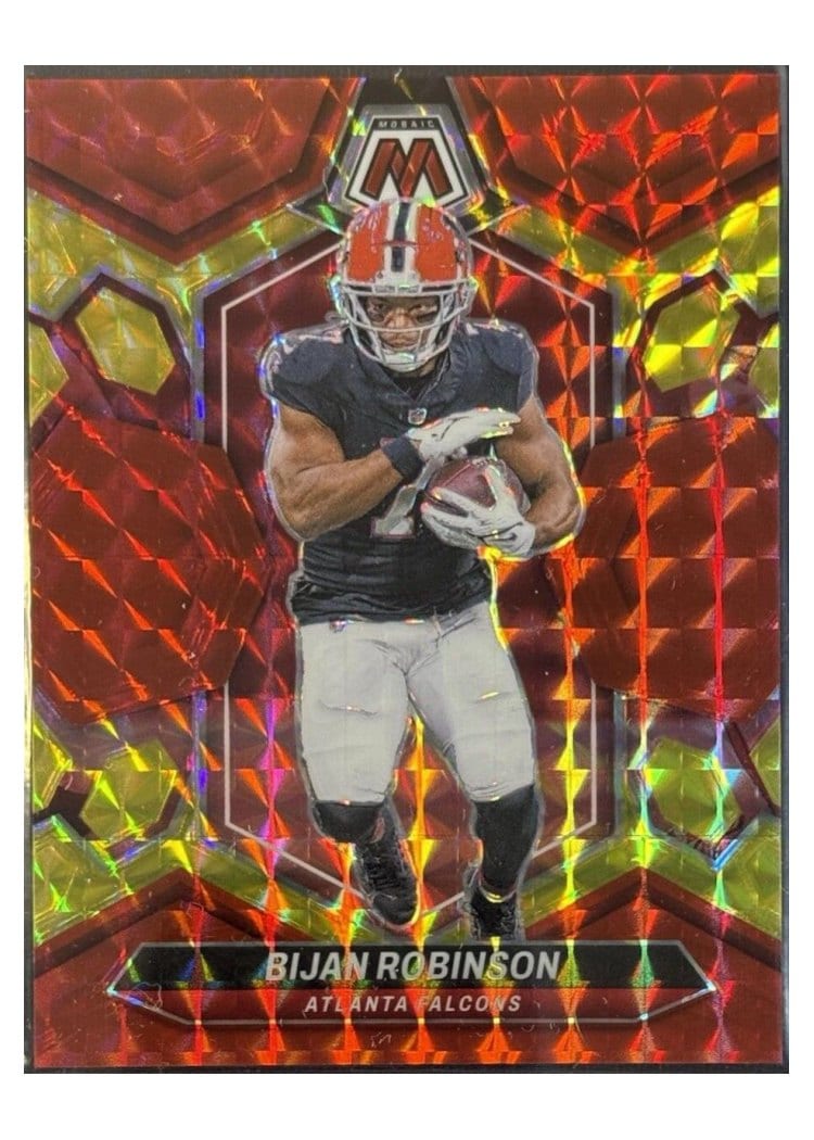 2024 Panini Mosaic Base Set Bijan Robinson #9 card