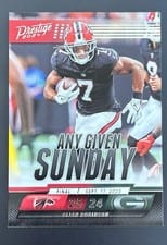 2024 Panini Prestige Any Given Sunday Bijan Robinson #AGS-BRN card