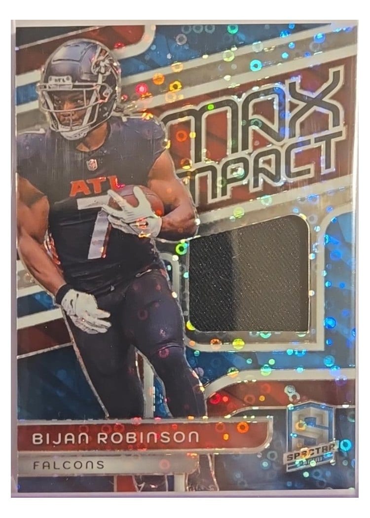 2024 Panini Spectra Max Impact Relics Bijan Robinson #MI-BRN card