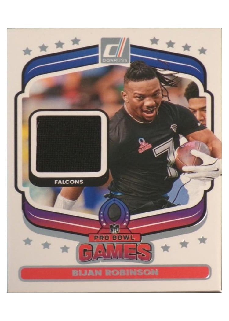 2025 Donruss Pro Bowl Materials Bijan Robinson #22 card