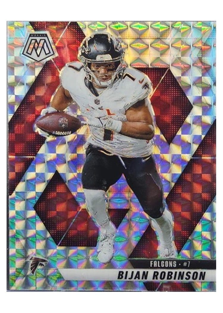 2025 Panini Mosaic Bijan Robinson #166 card