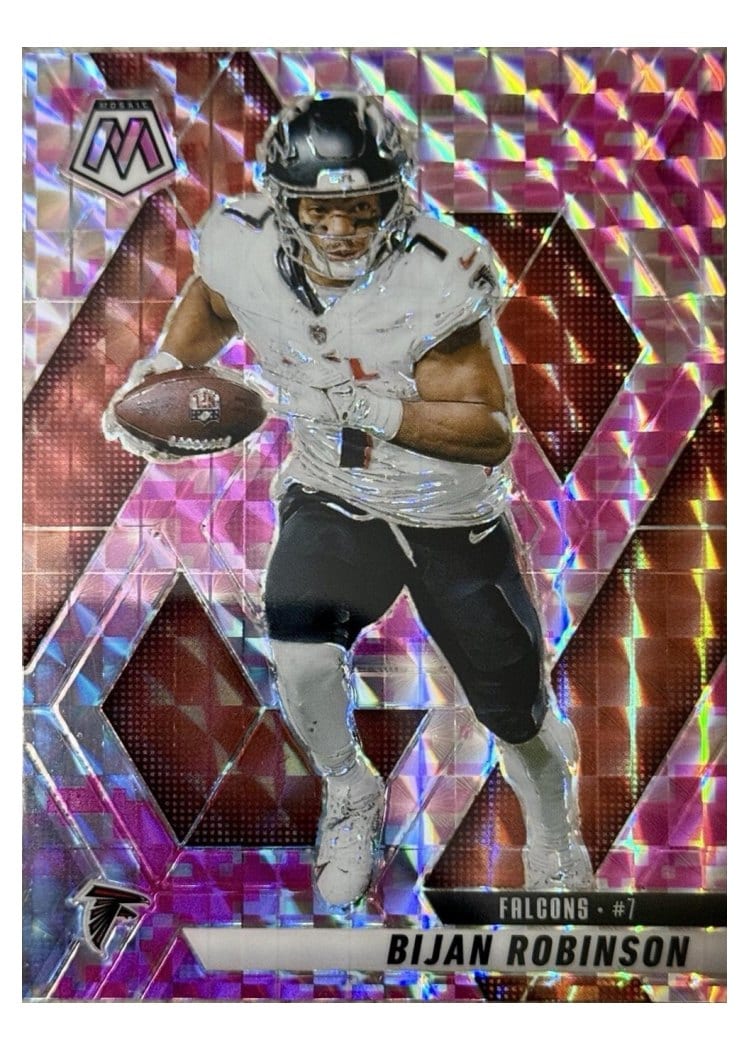 2025 Panini Mosaic Bijan Robinson #166 card
