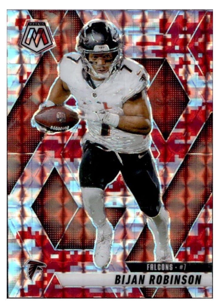 2025 Panini Mosaic Bijan Robinson #166 card