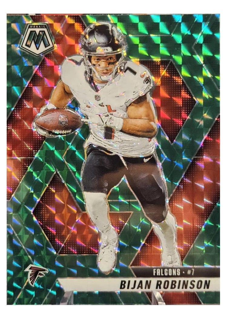 2025 Panini Mosaic Bijan Robinson #166 card