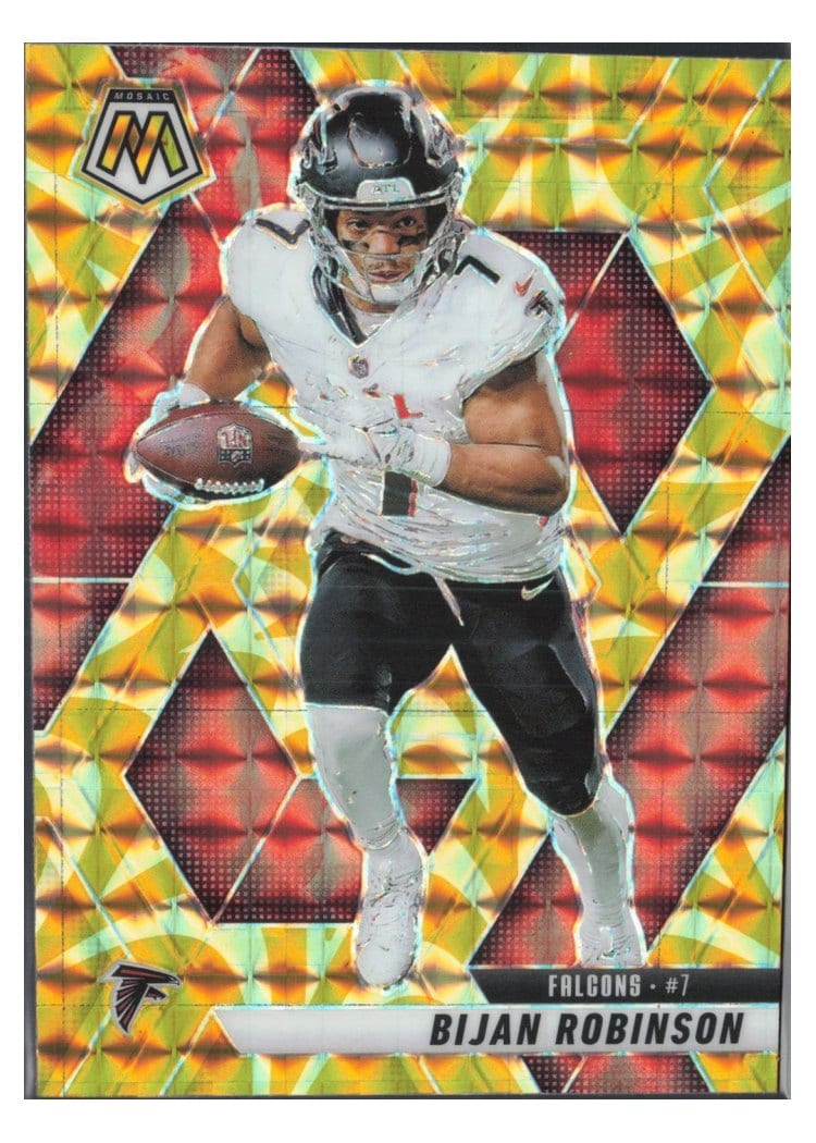 2025 Panini Mosaic Bijan Robinson #166 card