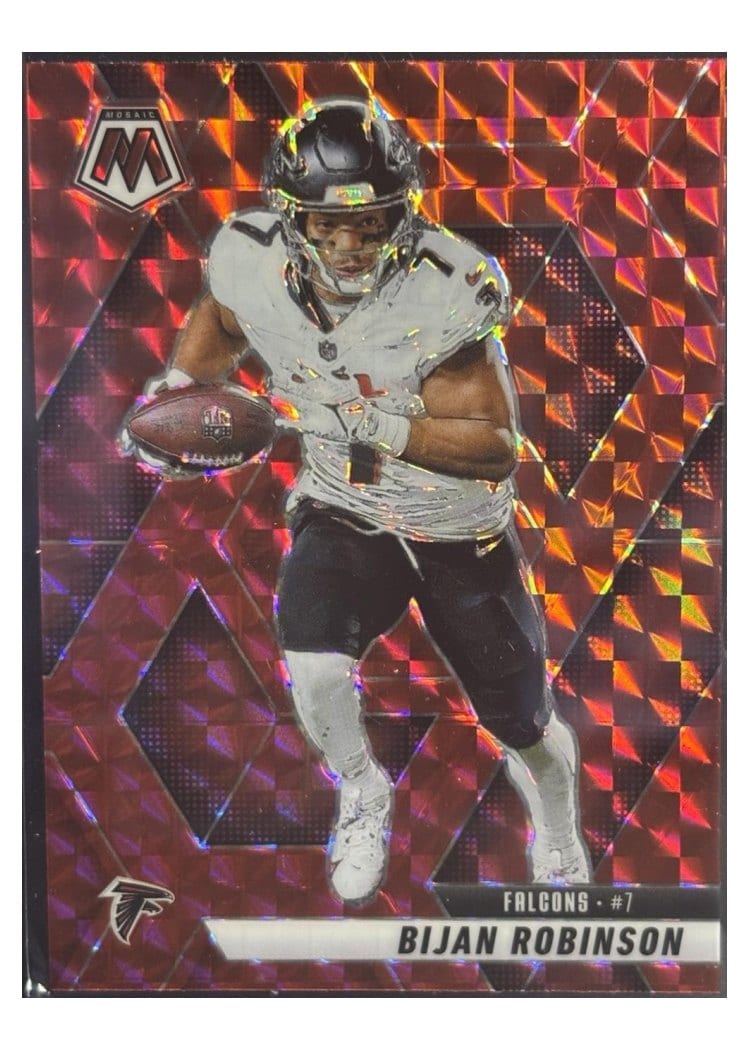 2025 Panini Mosaic Bijan Robinson #166 card