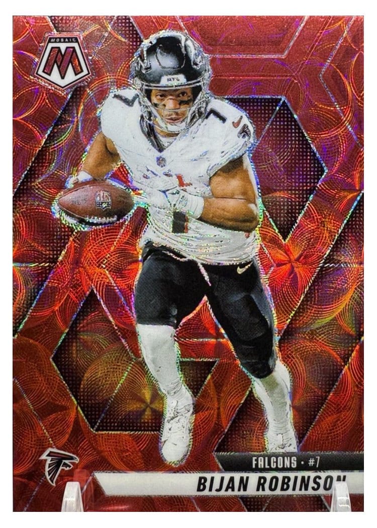 2025 Panini Mosaic Bijan Robinson #166 card