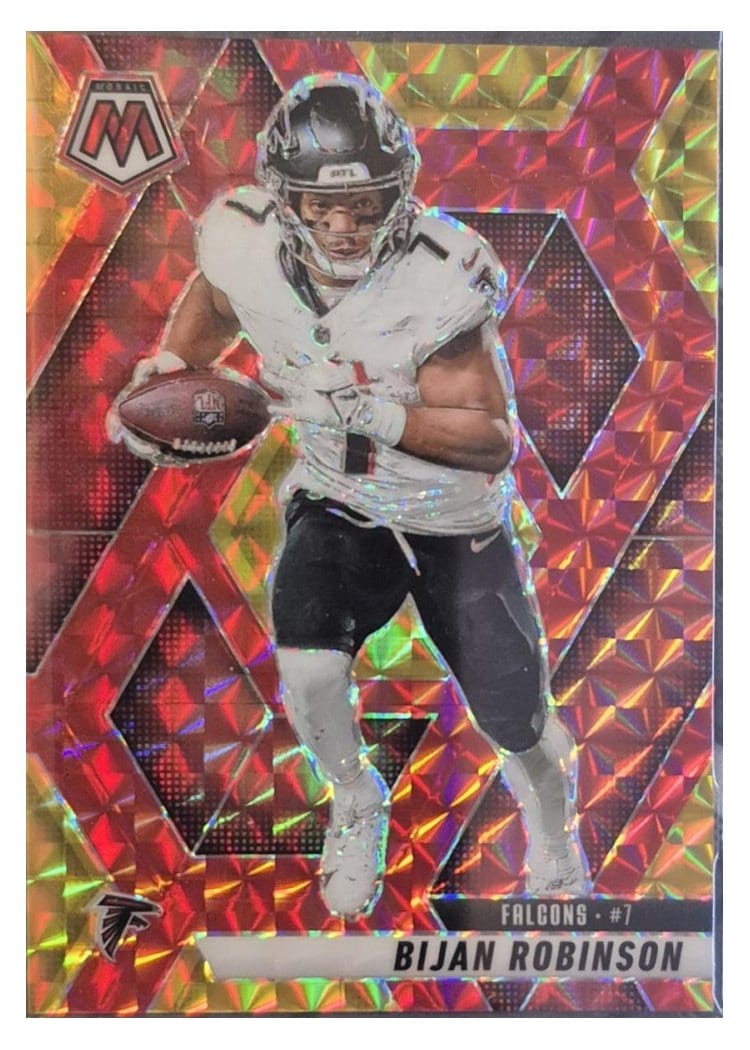 2025 Panini Mosaic Bijan Robinson #166 card