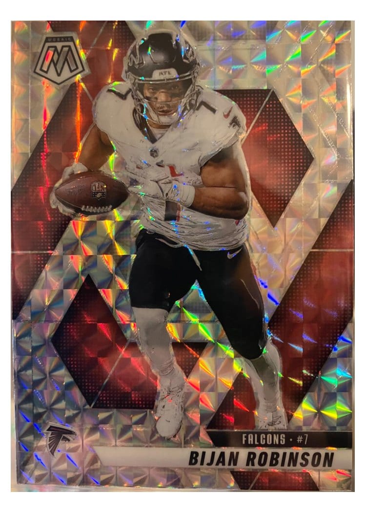 2025 Panini Mosaic Bijan Robinson #166 card