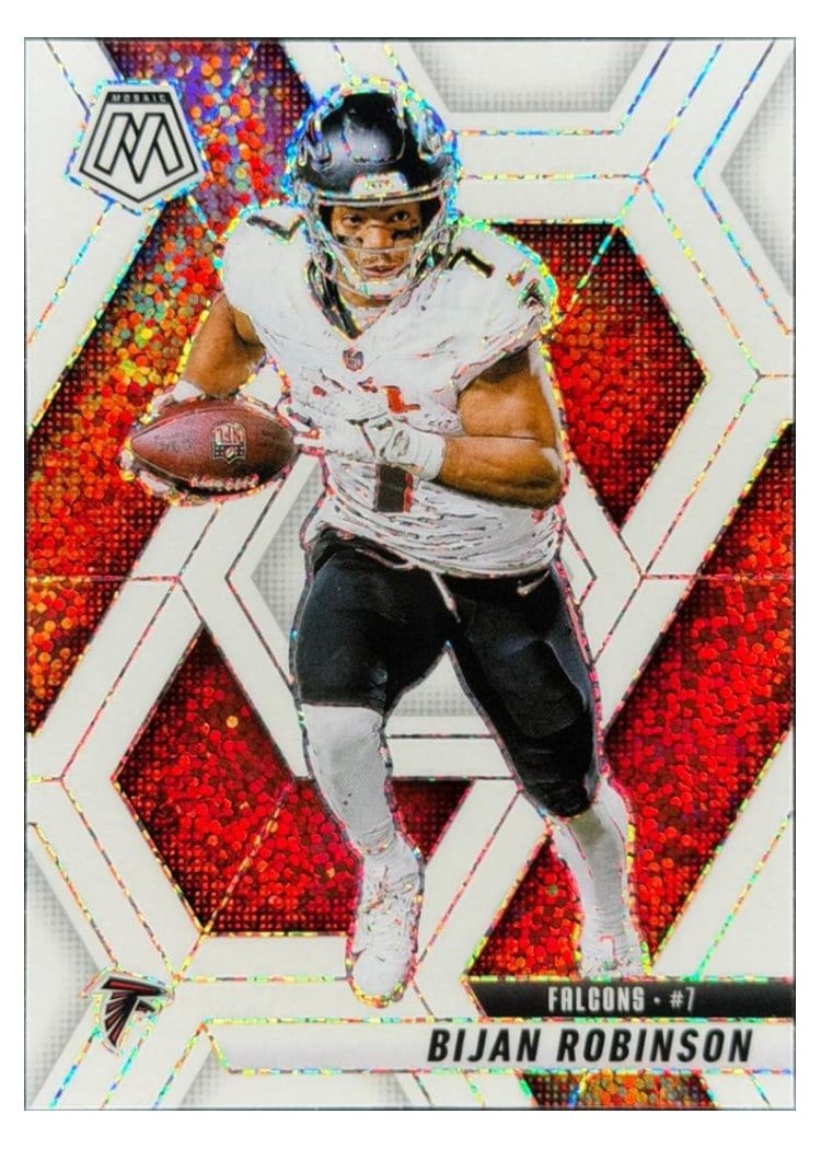 2025 Panini Mosaic Bijan Robinson #166 card