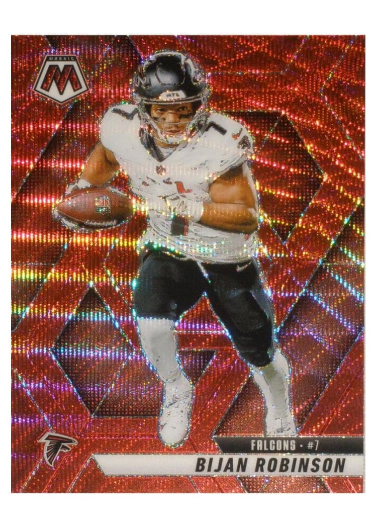 2025 Panini Mosaic Bijan Robinson #166 card