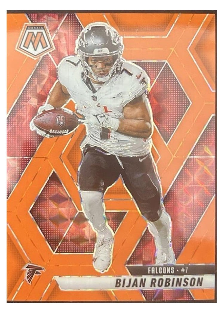 2025 Panini Mosaic Bijan Robinson #166 card