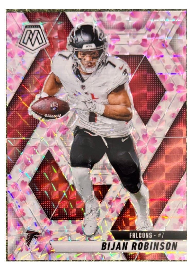 2025 Panini Mosaic Bijan Robinson #166 card