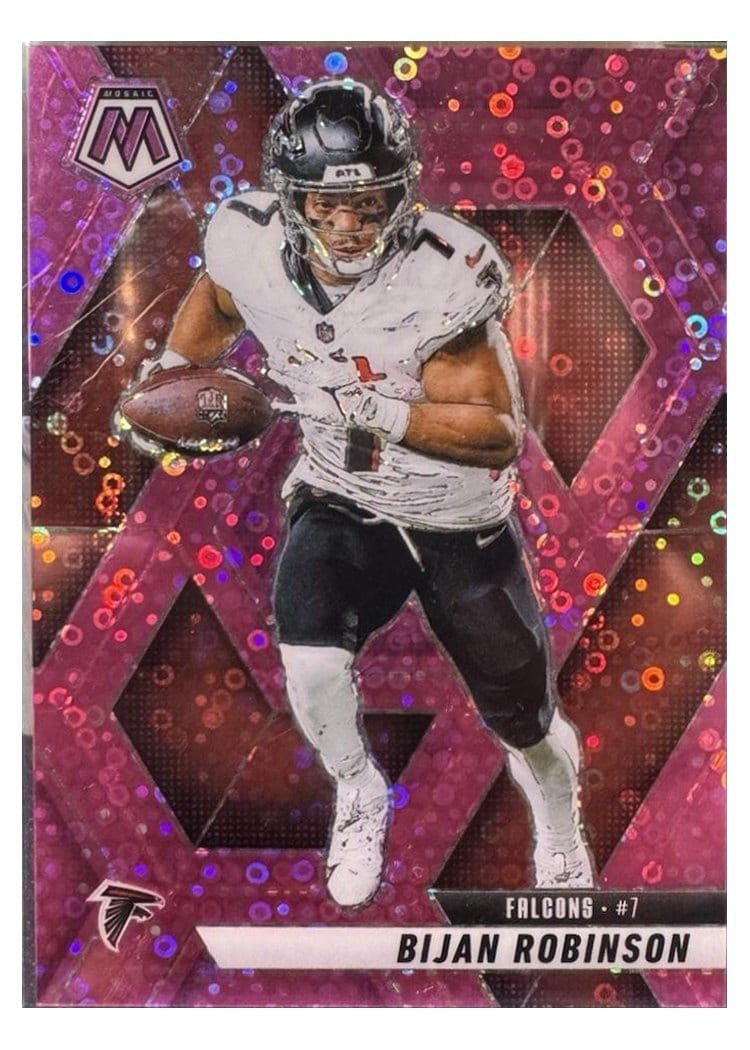 2025 Panini Mosaic Bijan Robinson #166 card