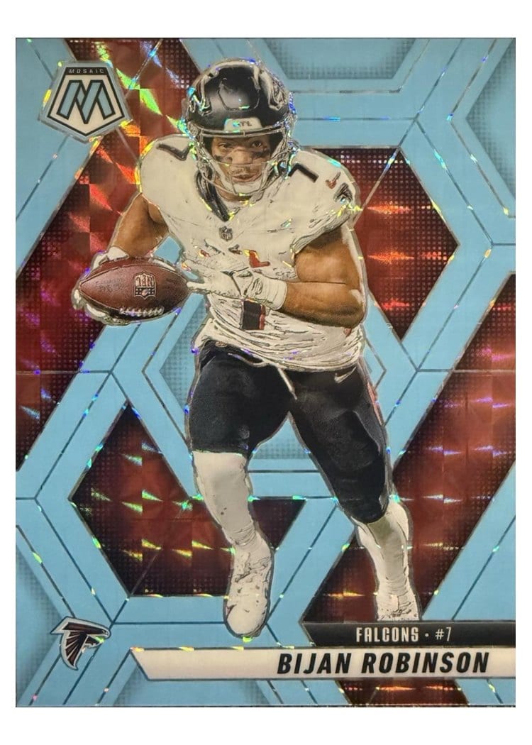 2025 Panini Mosaic Bijan Robinson #166 card