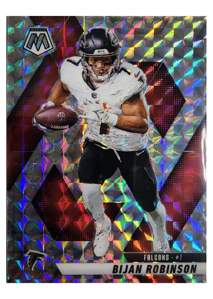 2025 Panini Mosaic Bijan Robinson #166 card