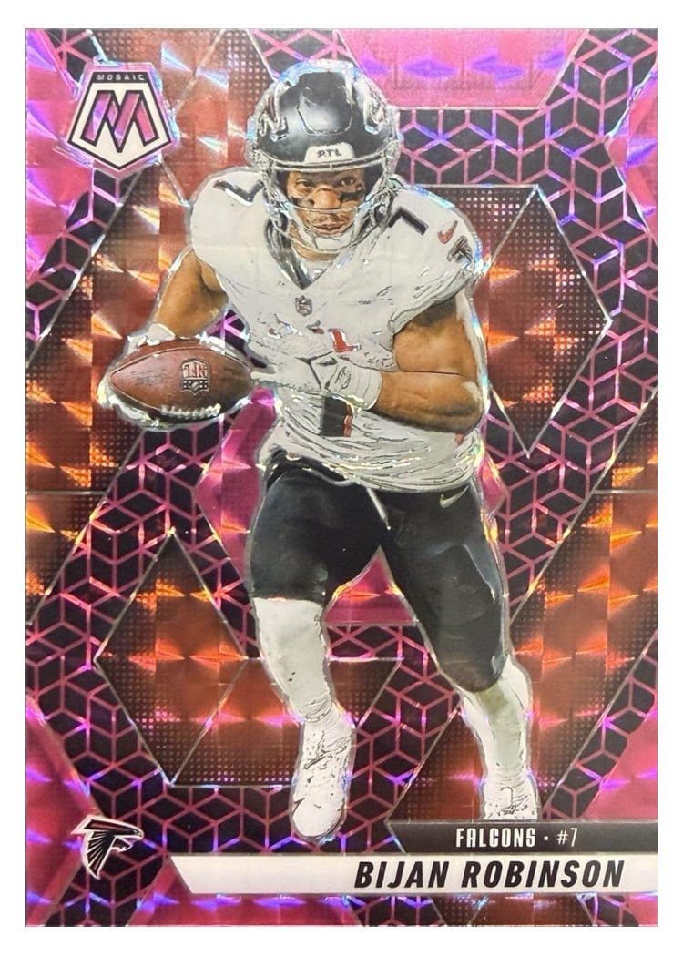 2025 Panini Mosaic Bijan Robinson #166 card